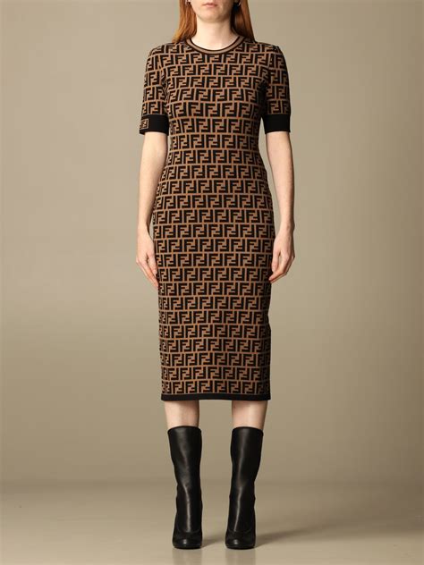 fendi replica monogram dress|fendi denim dresses.